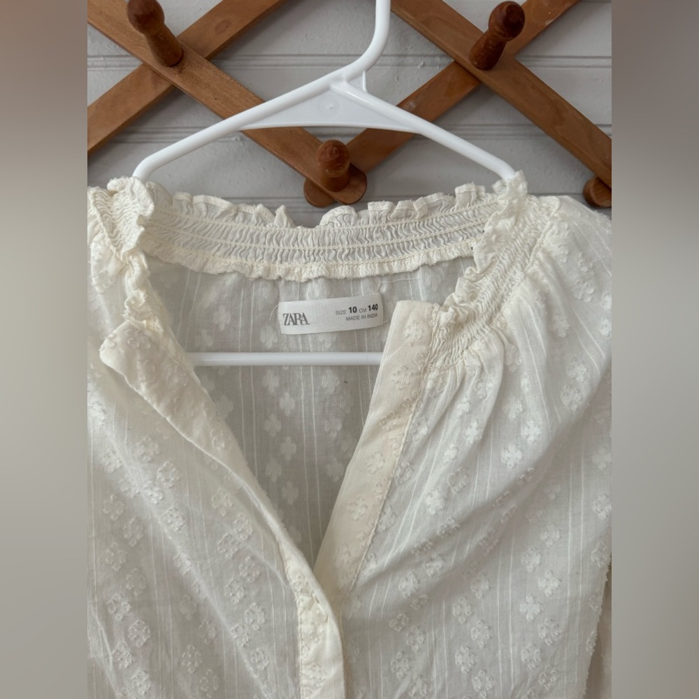 ZARA SHIRT WITH PINTUCKS - Picture 6 of 8